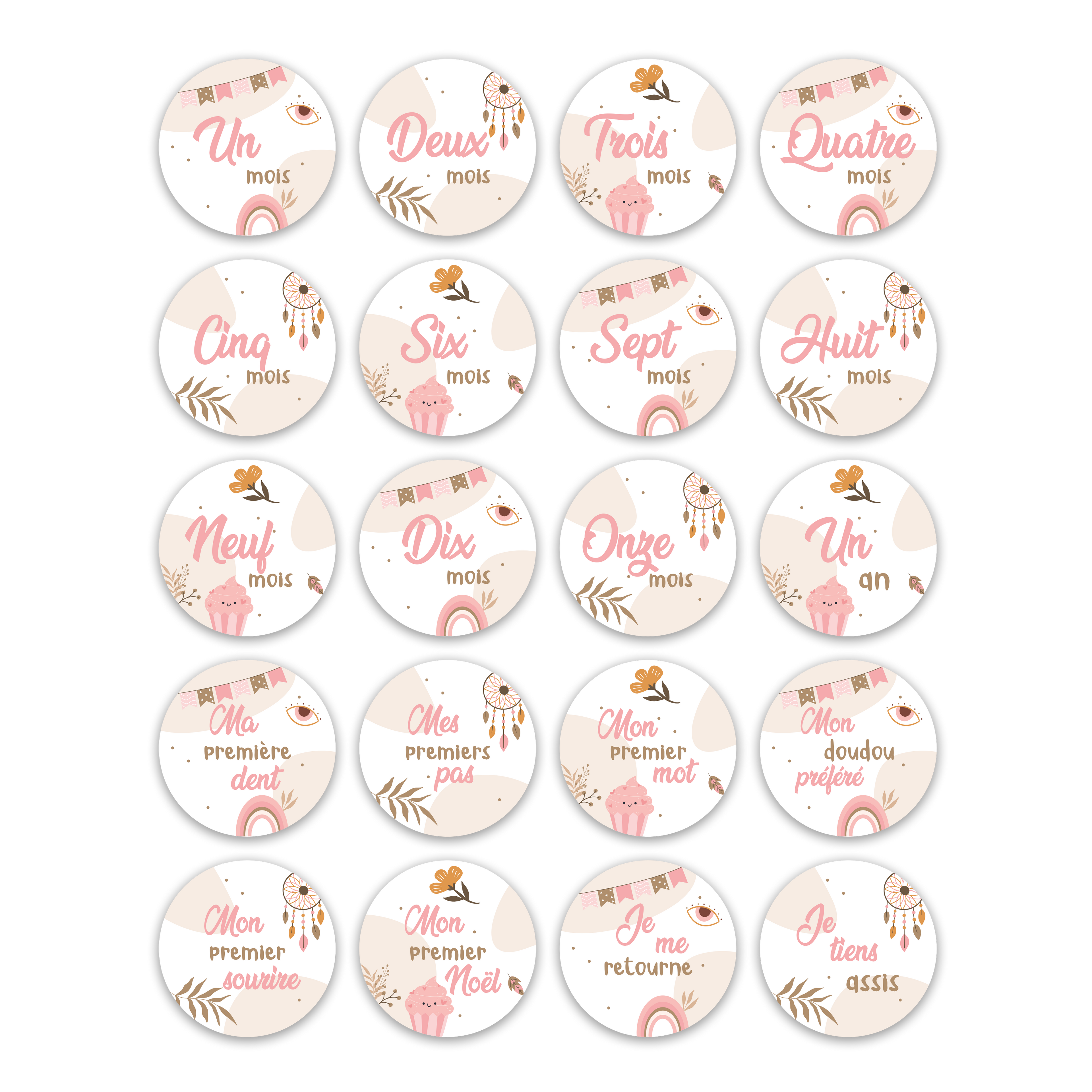 Cartes étapes "Attrape-Rêves"