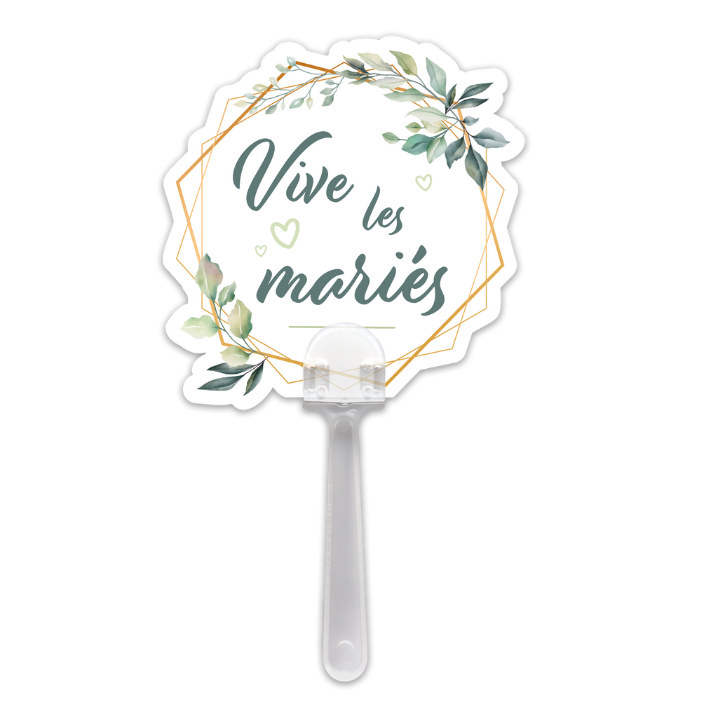 Lot de 10 éventails - Mariage