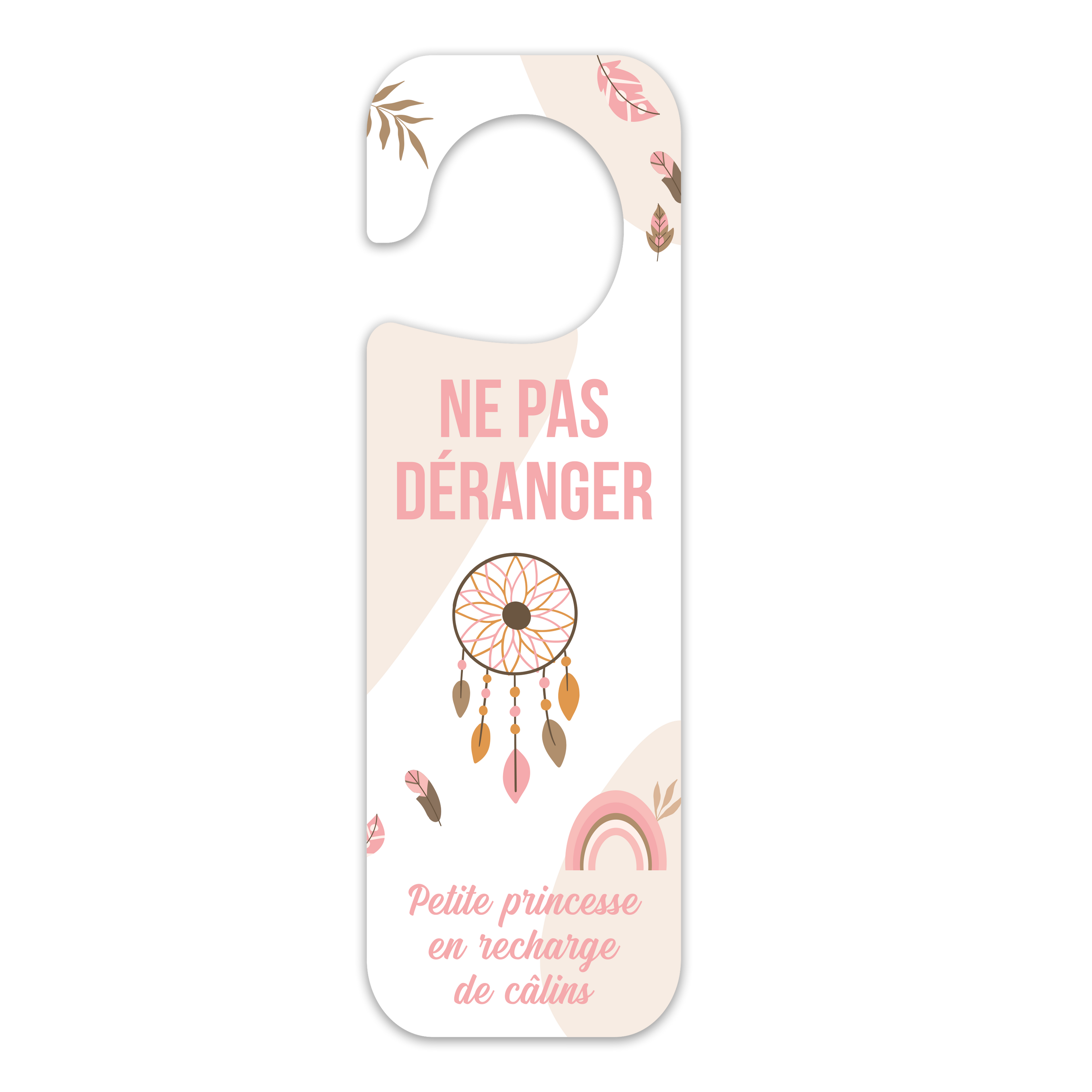 Plaque de porte "Attrape-rêves"