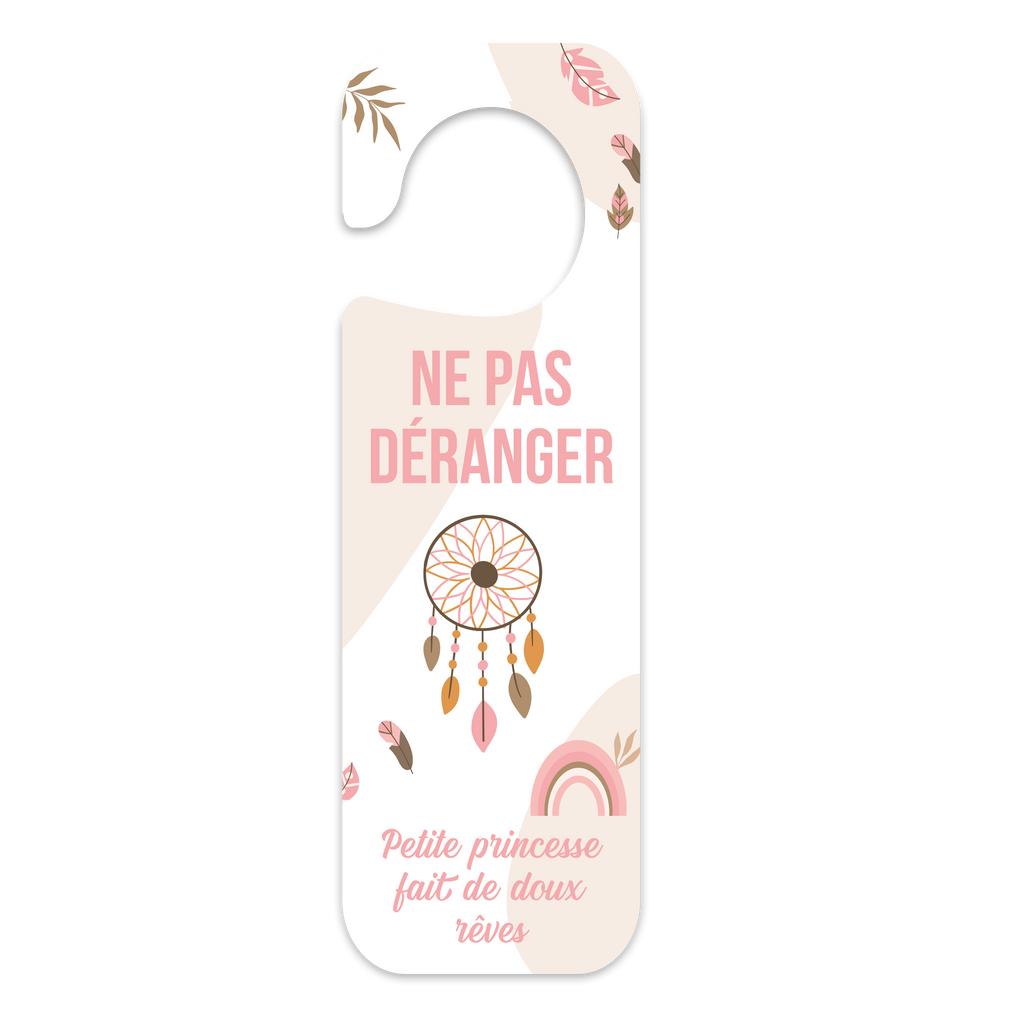 Plaque de porte "Attrape-rêves"