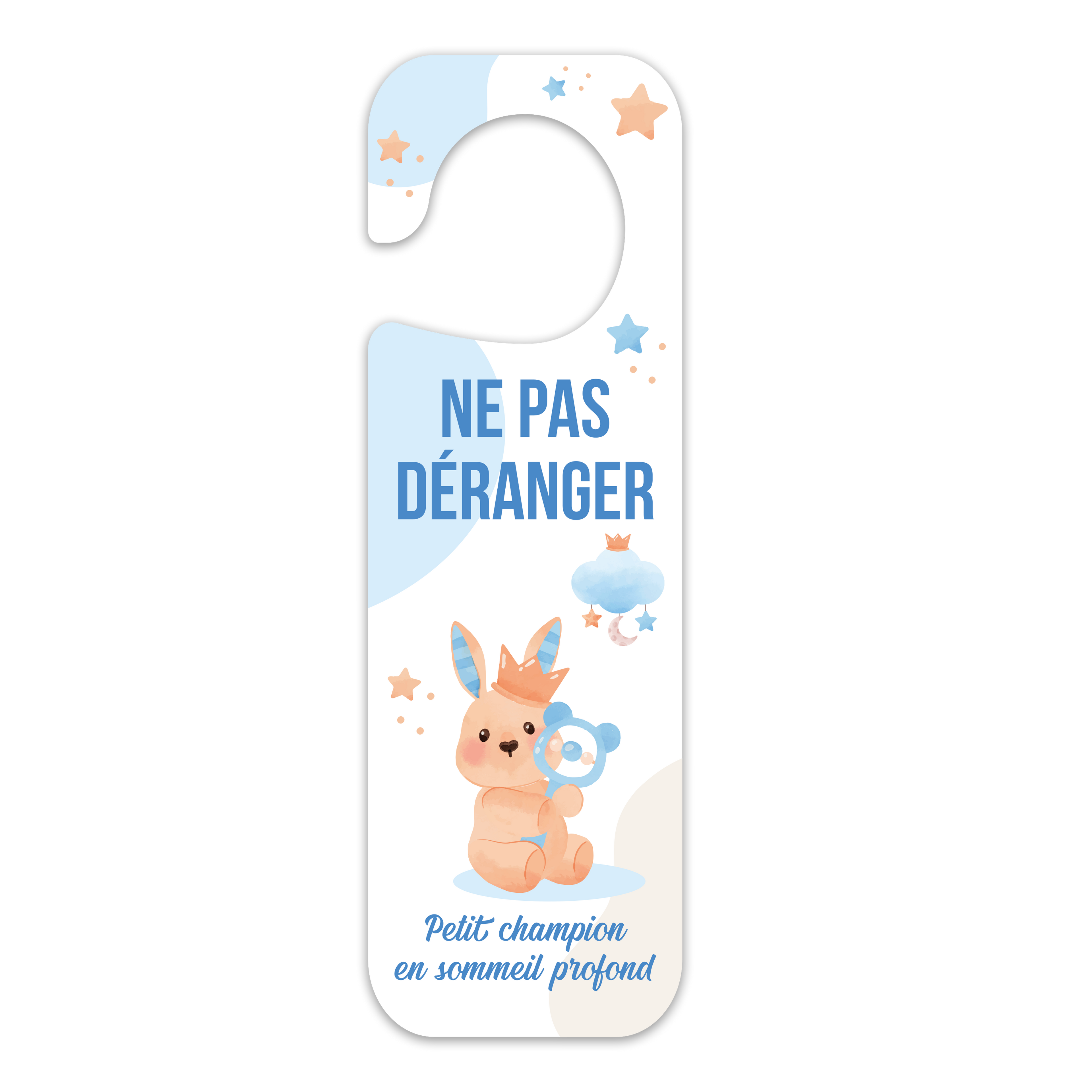 Plaque de porte "Garçon"