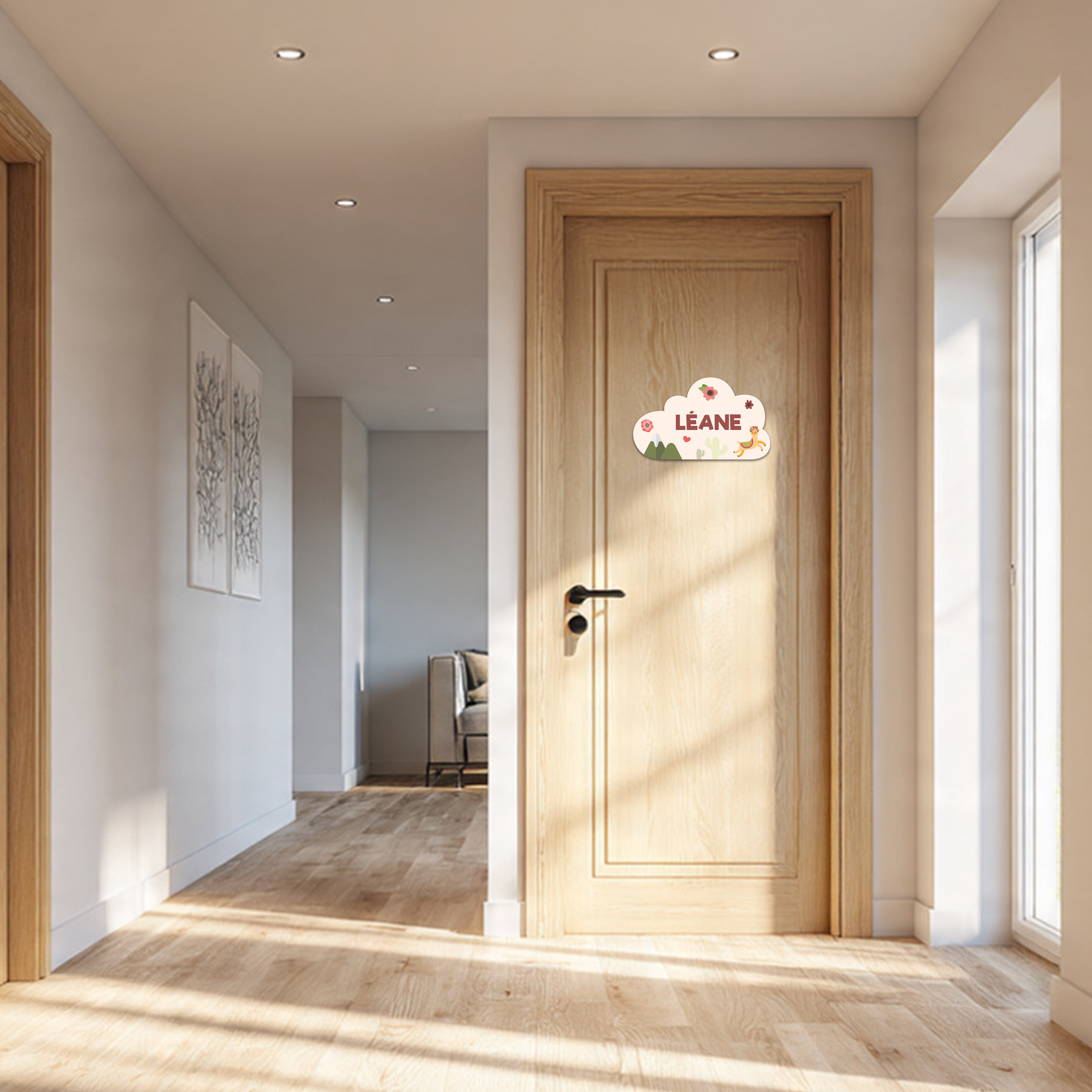 Plaque de porte "Alpaga"