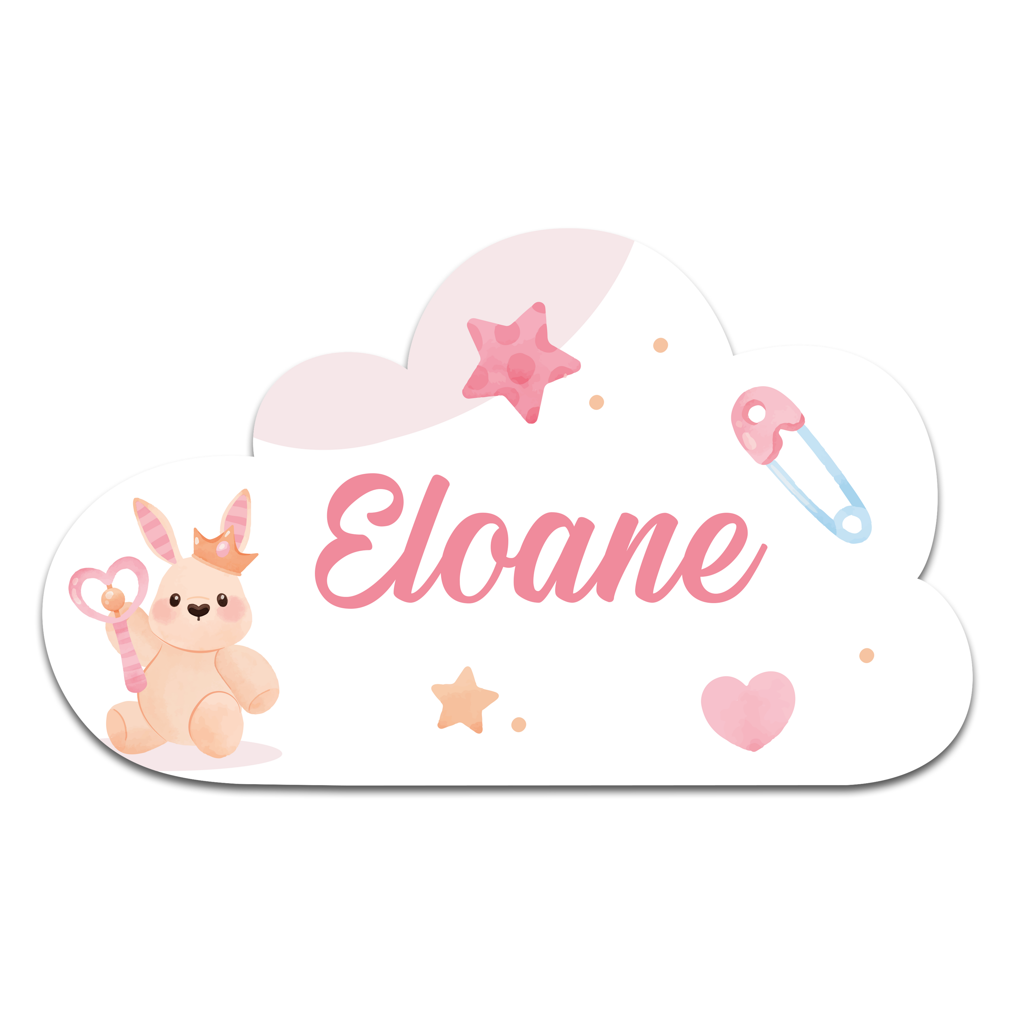 Plaque de porte "Fille"