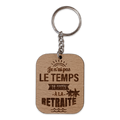 Porte-clé gravé - Retraite