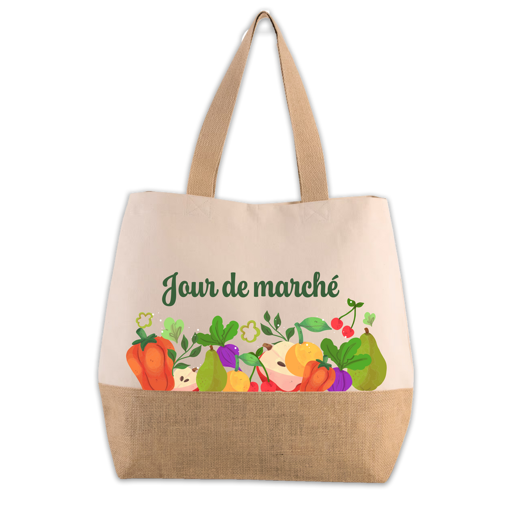 Sac cabas "Jour de marché"