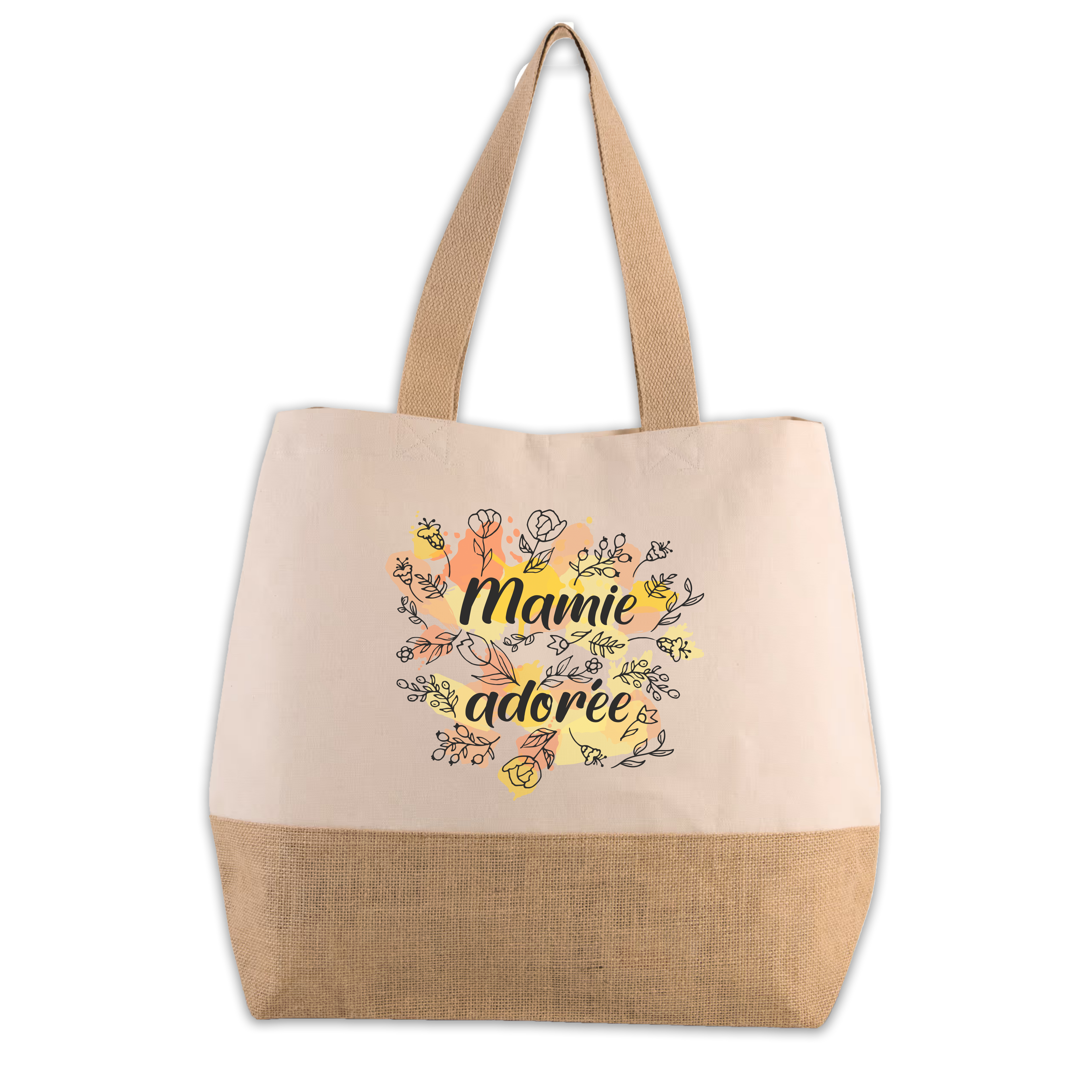 Sac cabas "Mamie adorée"