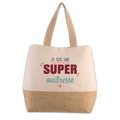 Sac cabas "Je suis une super maîtresse"