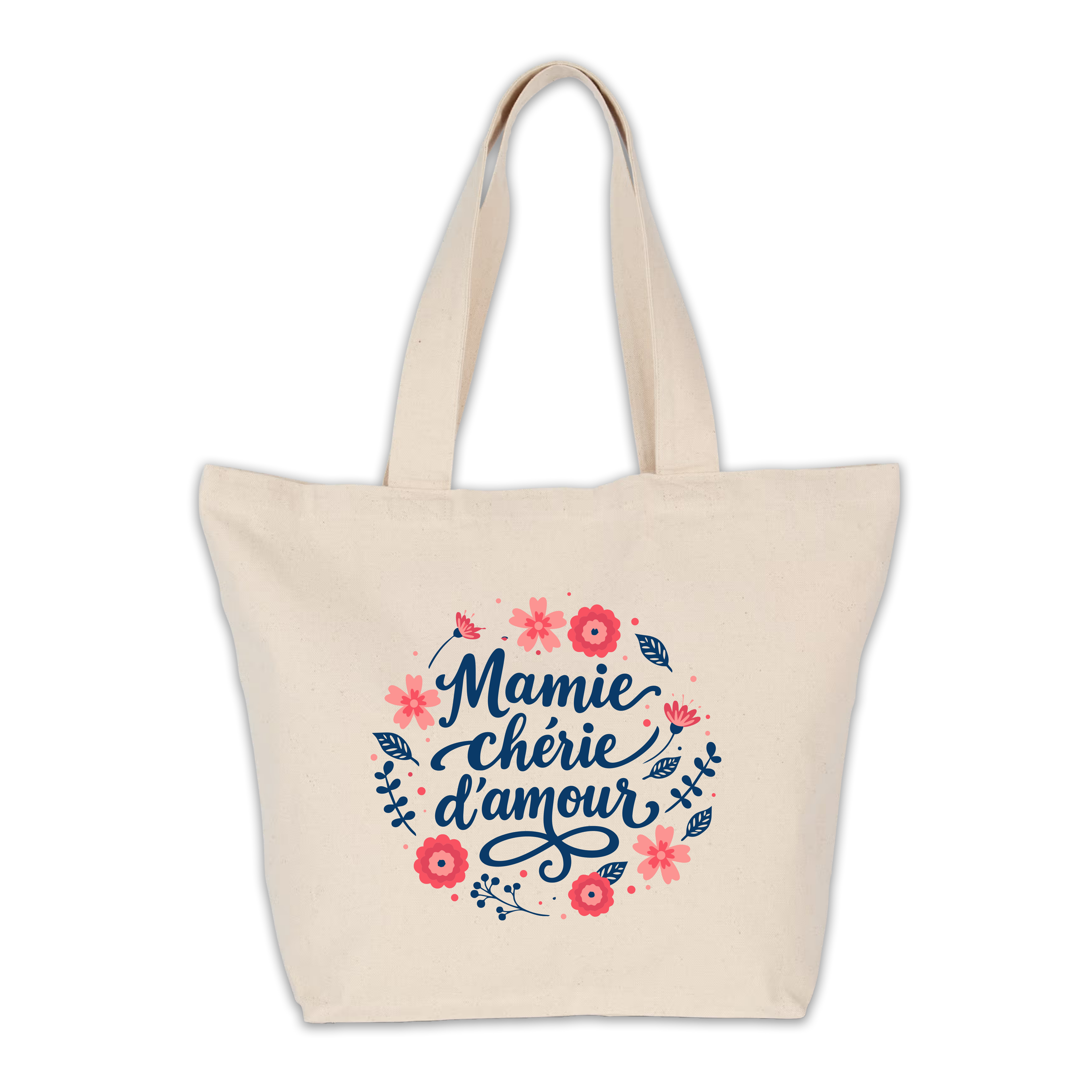 Sac cabas "Mamie chérie d'amour"