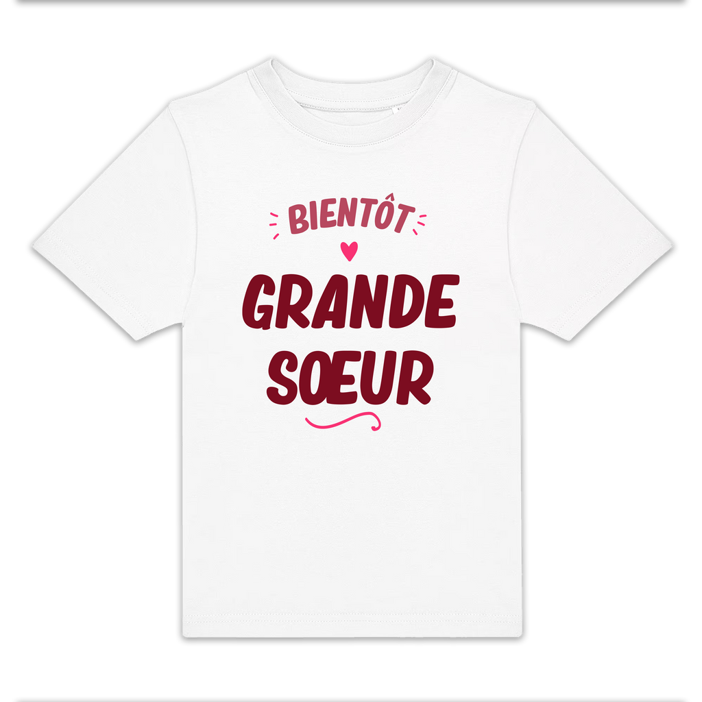 T-shirt "Bientôt grande soeur"