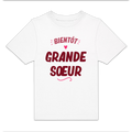 T-shirt "Bientôt grande soeur"