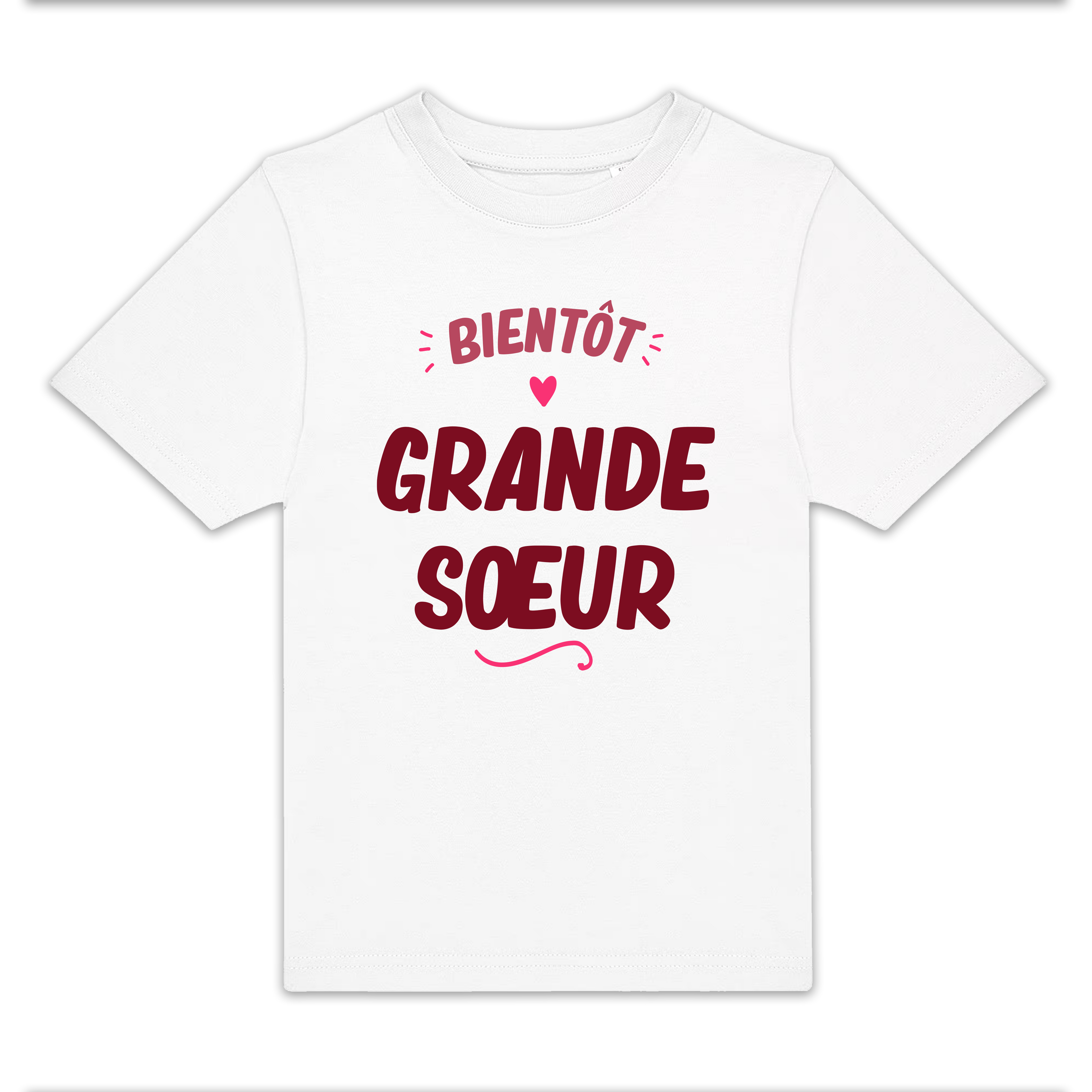 T-shirt "Bientôt grande soeur"