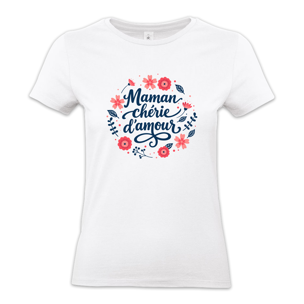 T-shirt "Maman chérie d'amour"