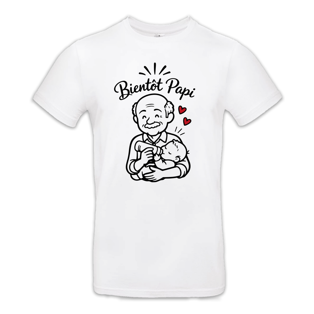 T-shirt "Bientôt Papi"