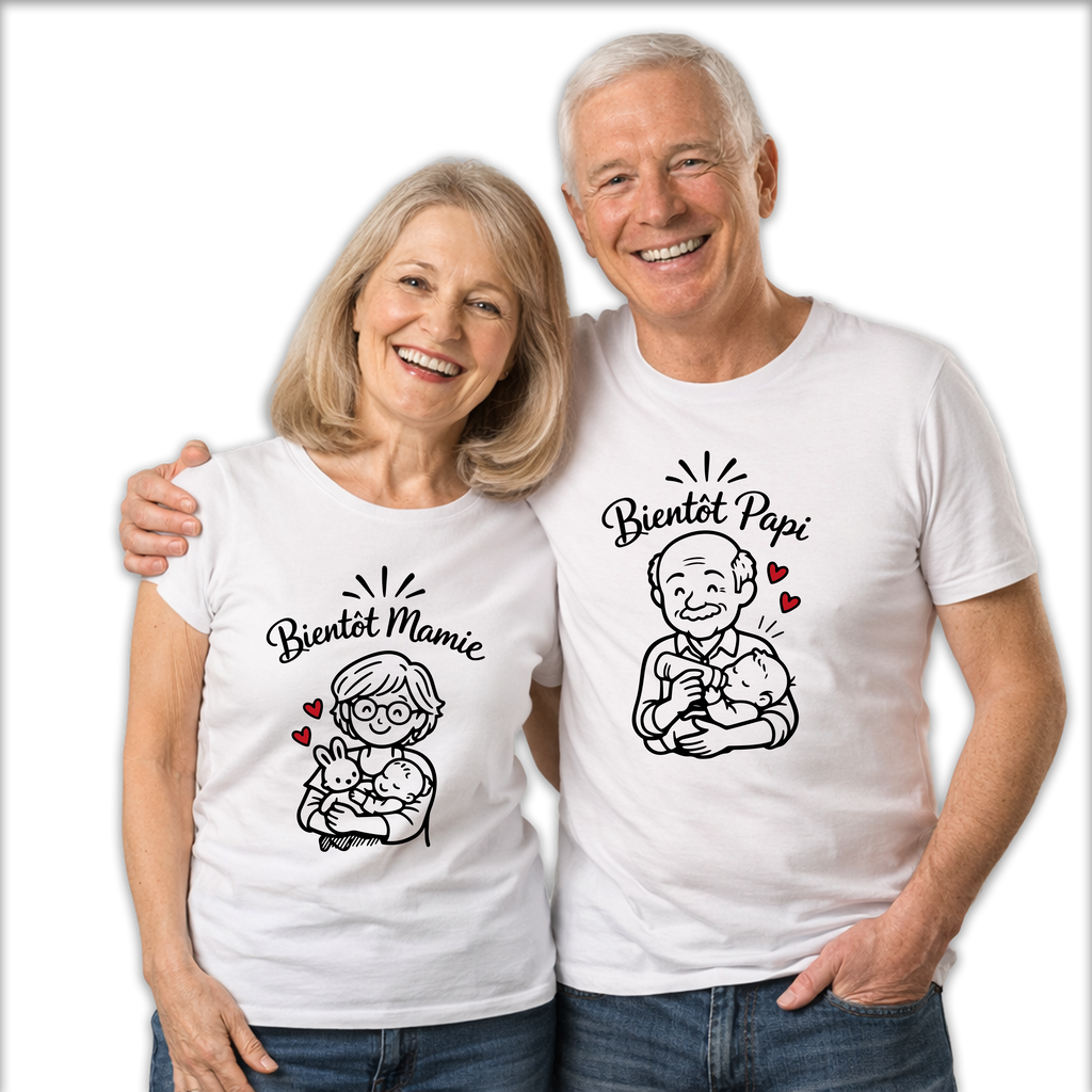 T-shirt "Bientôt Papi"