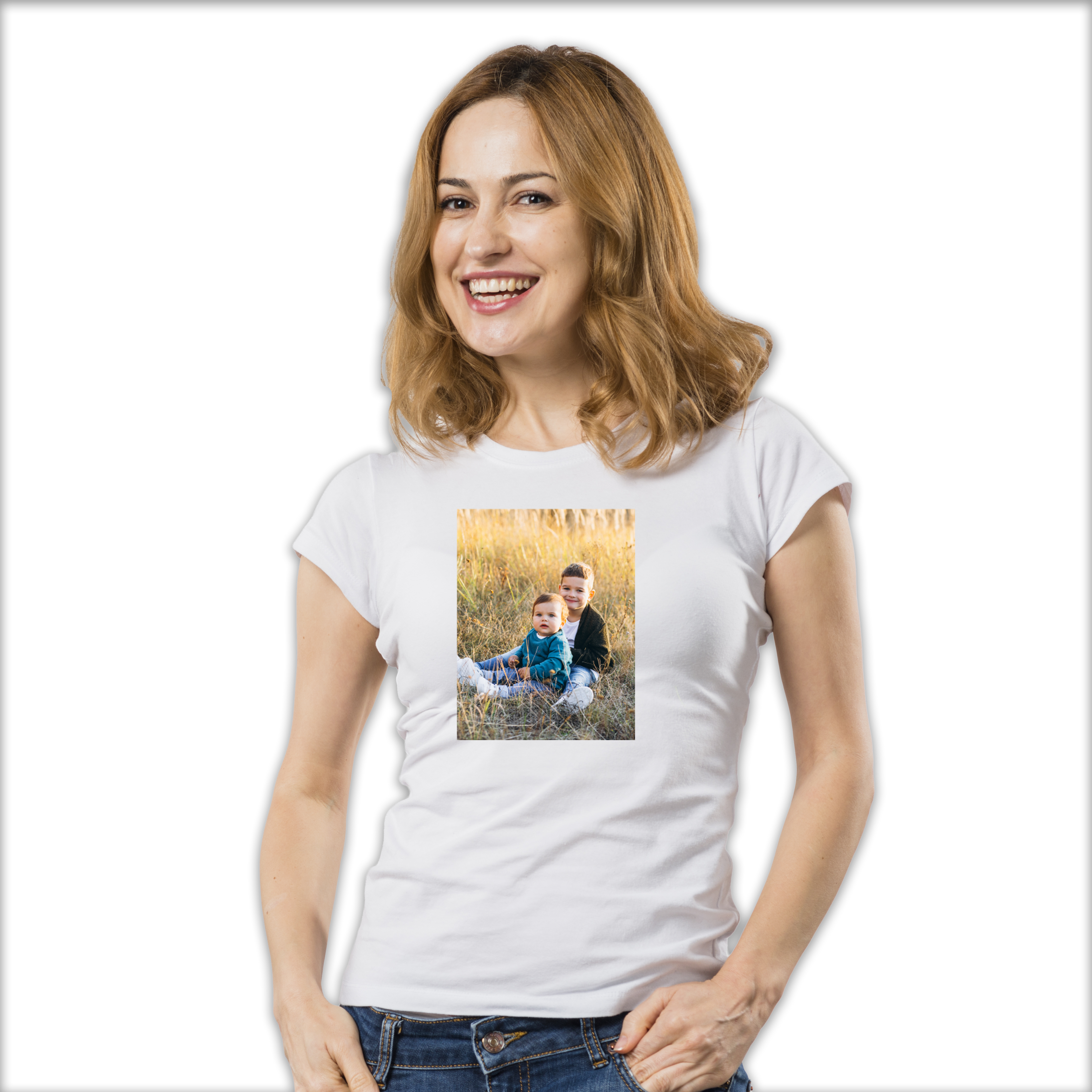 T-shirt personnalisé avec photo - Femme