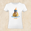 T-shirt personnalisé avec photo et texte - Femme