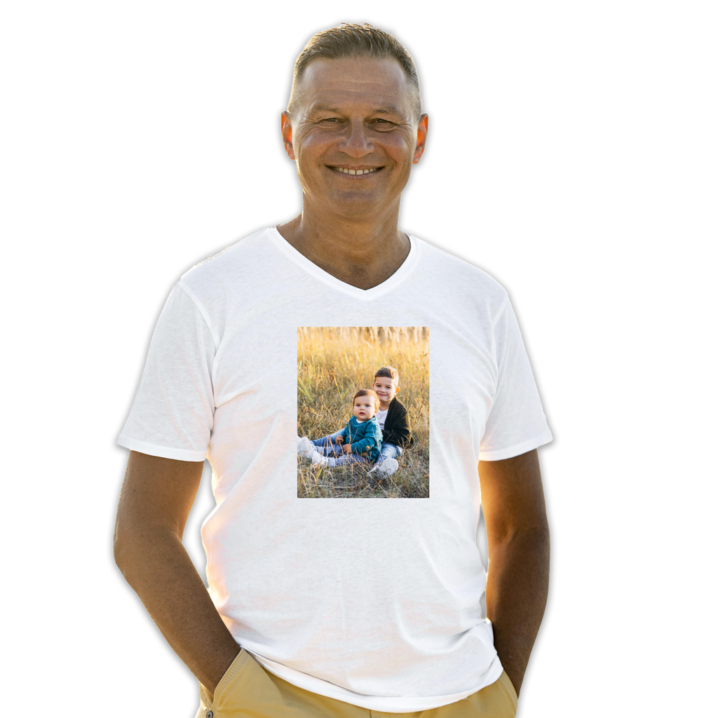 T-shirt personnalisé avec photo - Homme