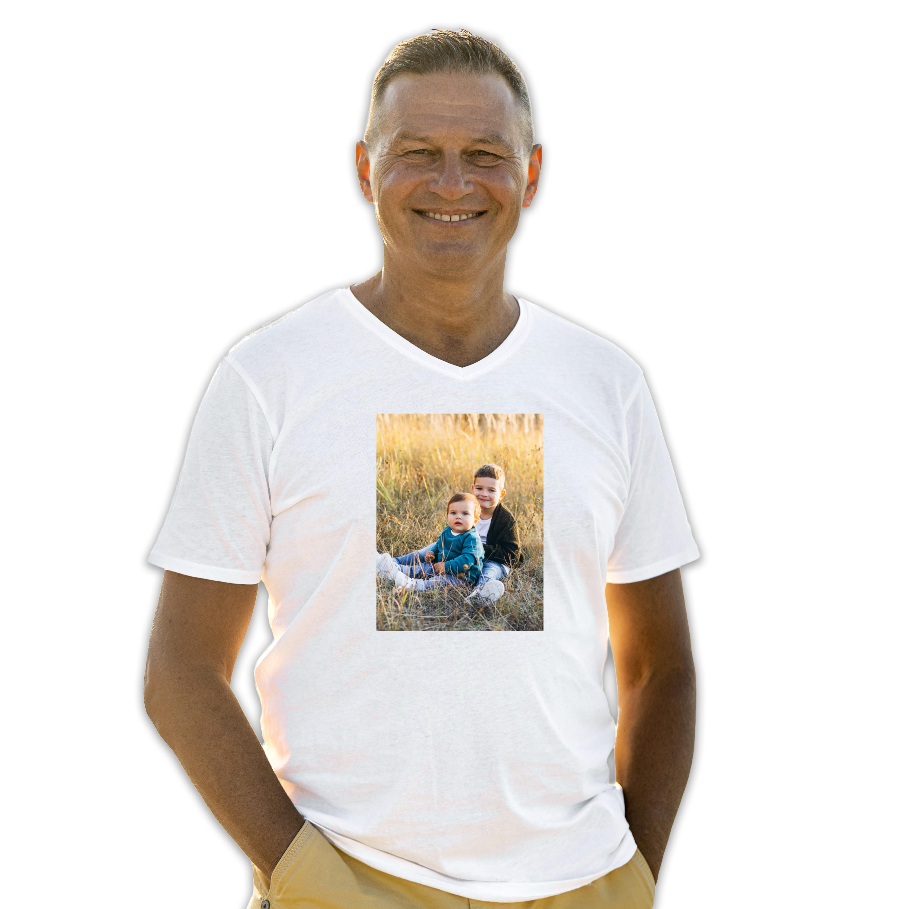 T-shirt personnalisé avec photo - Homme