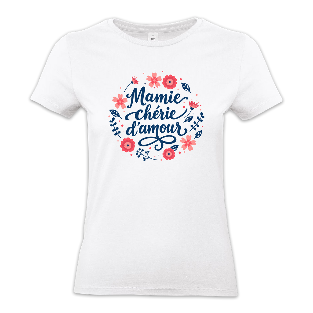 T-shirt "Mamie chérie d'amour"