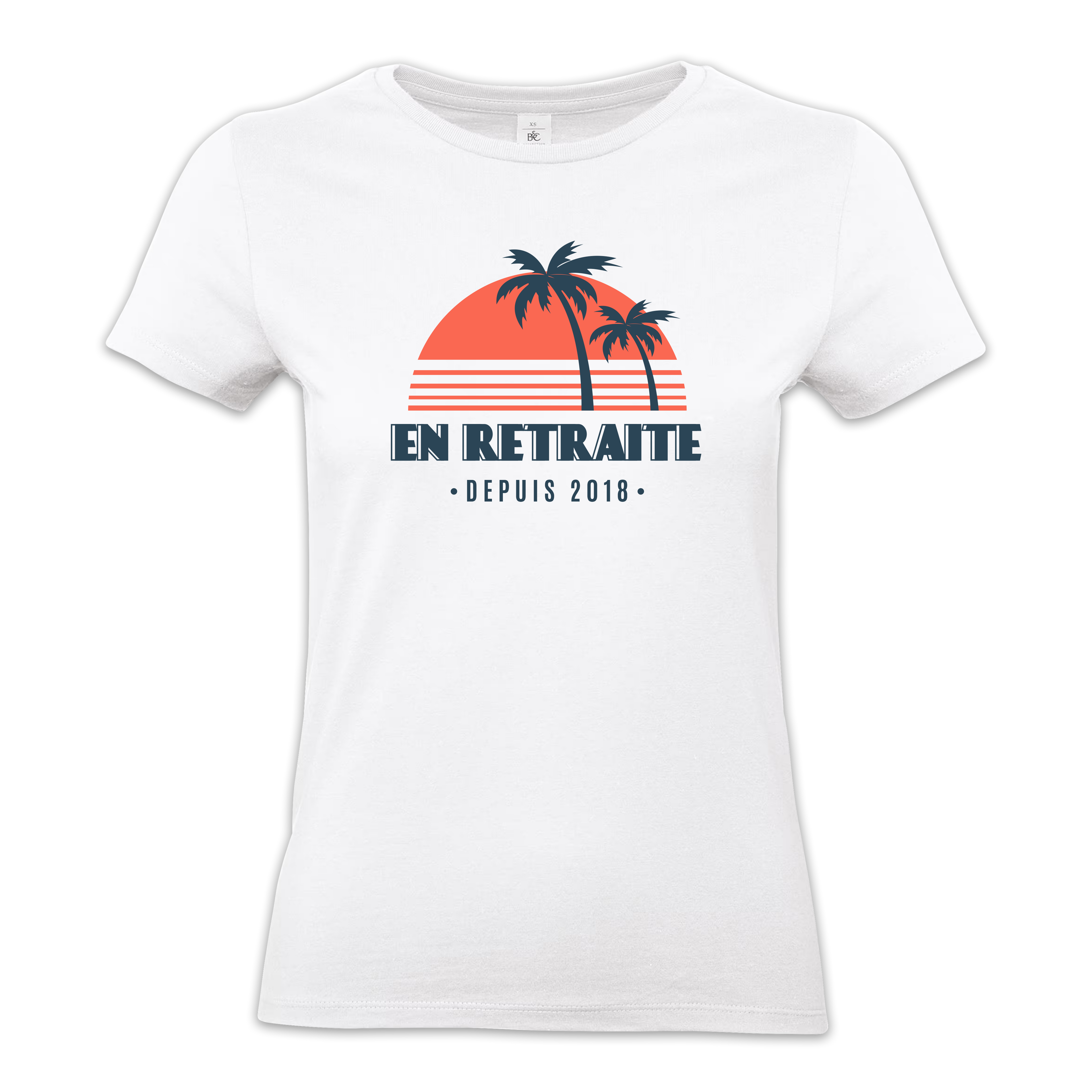 T-shirt "Retraite" - Modèle 1 (femme)