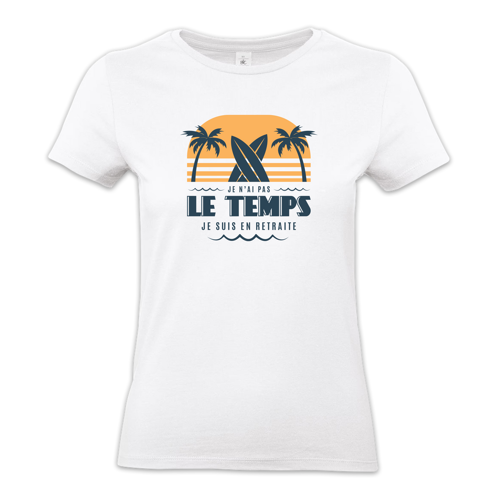 T-shirt "Retraite" - Modèle 3 (femme)