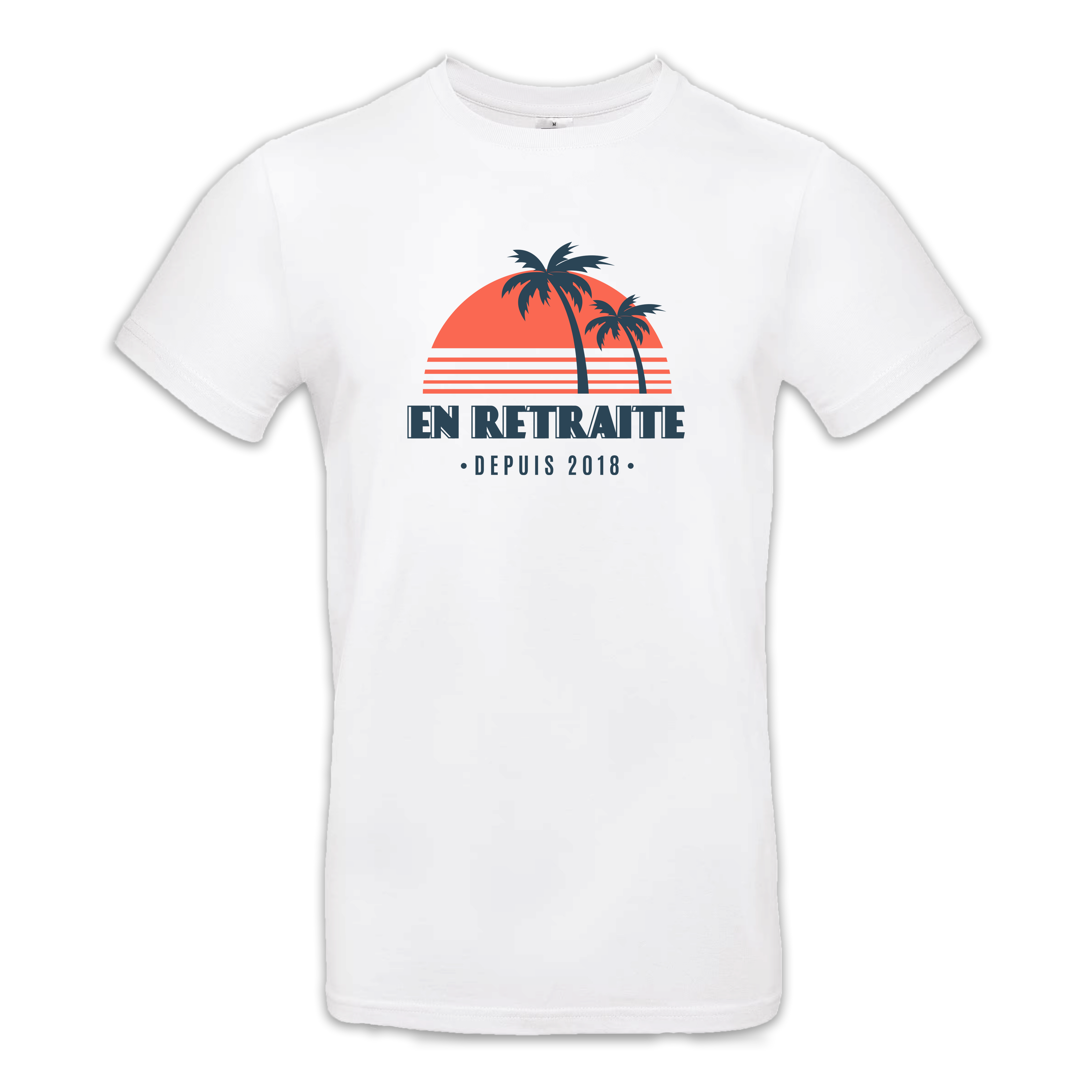T-shirt "Retraite" - Modèle 1 (homme)