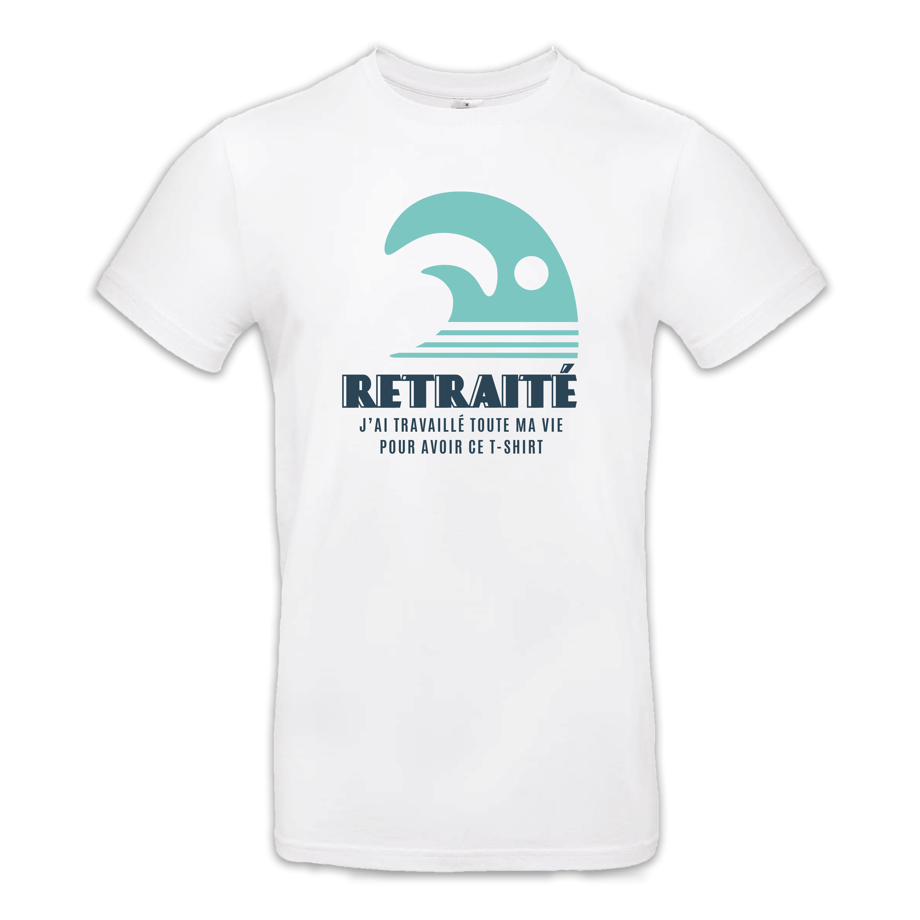 T-shirt "Retraite" - Modèle 2 (homme)