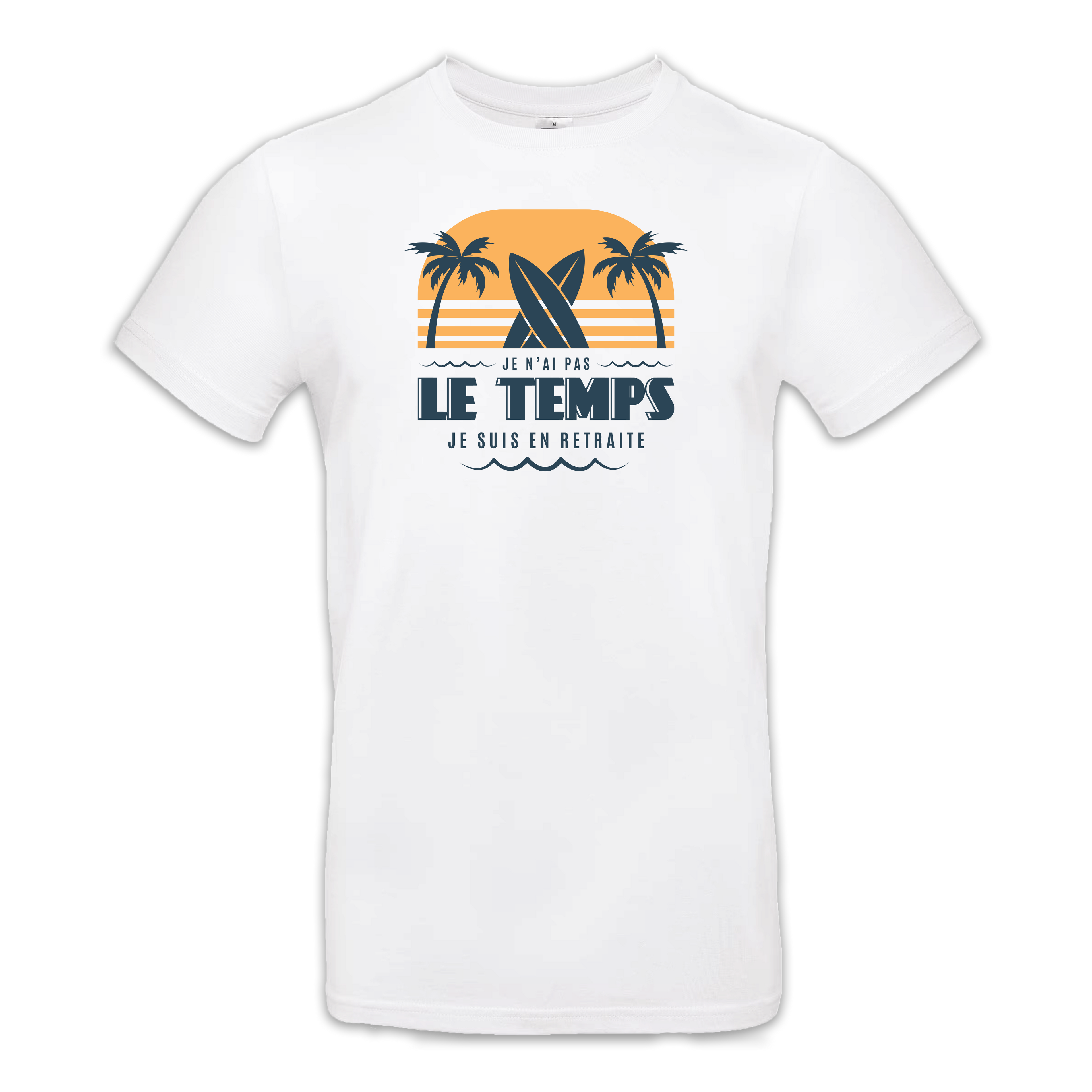 T-shirt "Retraite" - Modèle 3 (homme)