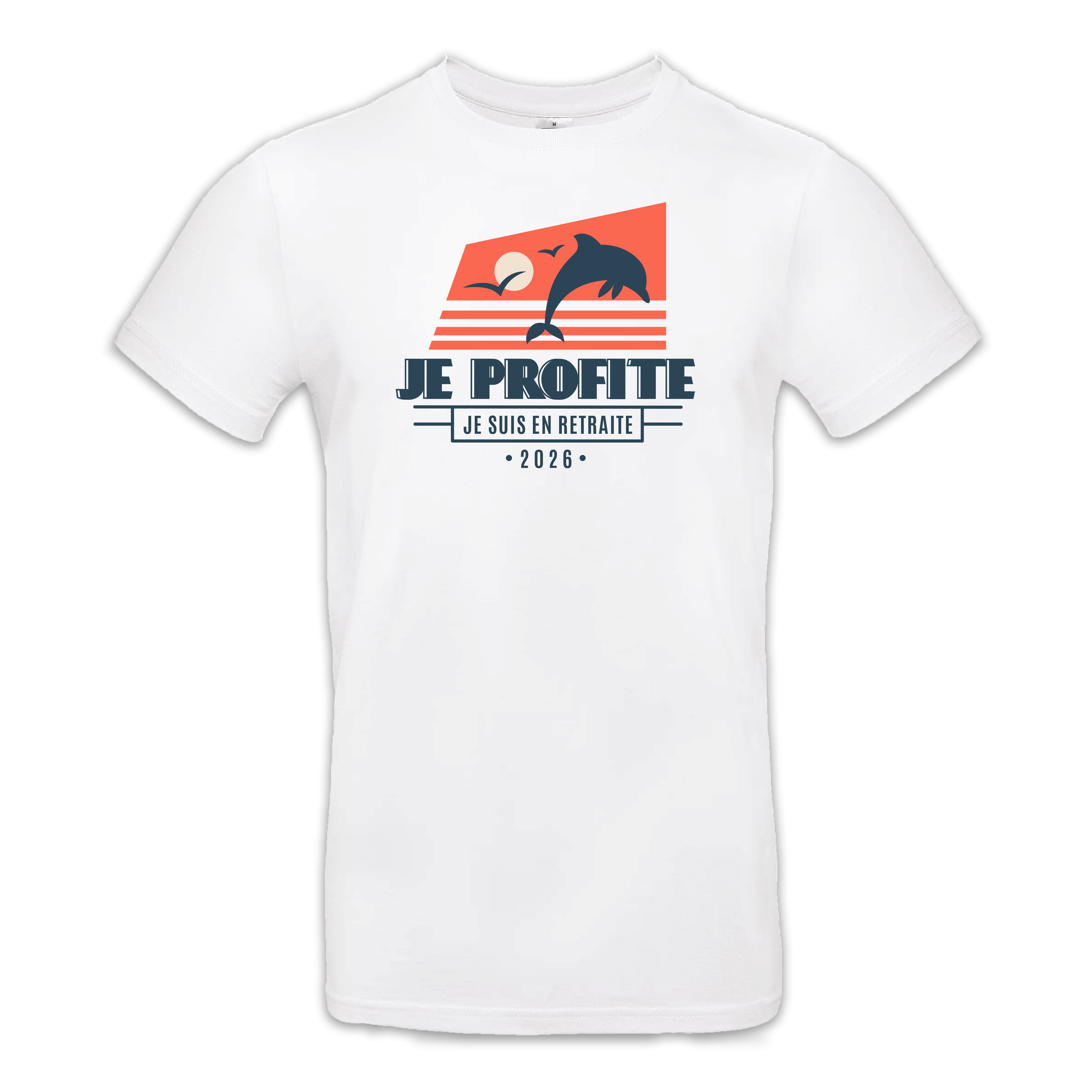 T-shirt "Retraite" - Modèle 4 (homme)