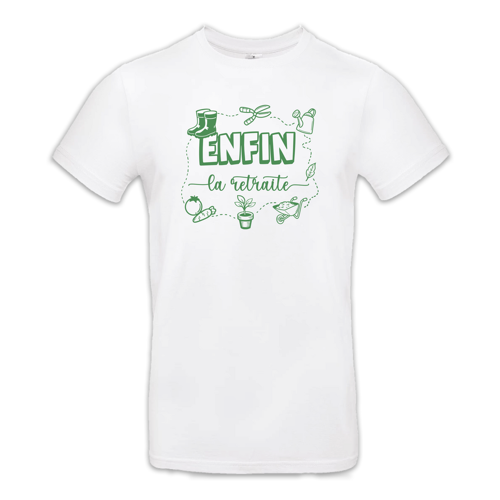 T-shirt "Retraite jardinage" - Homme