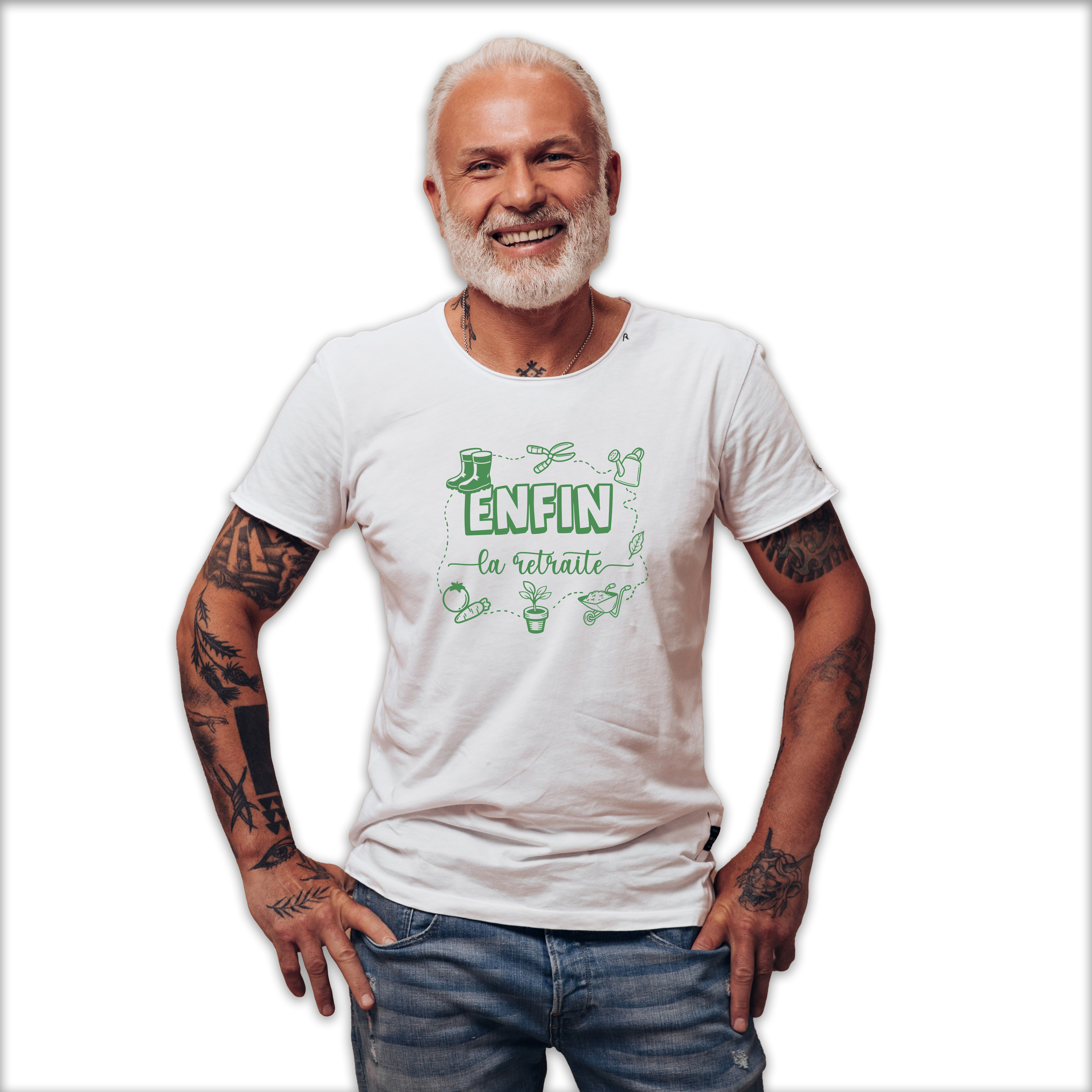 T-shirt "Retraite jardinage" - Homme