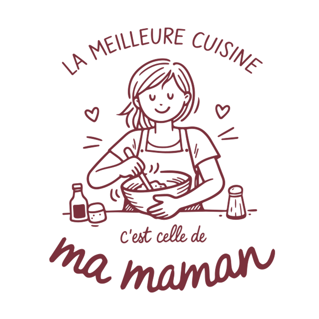 Tablier "La cuisine de maman"
