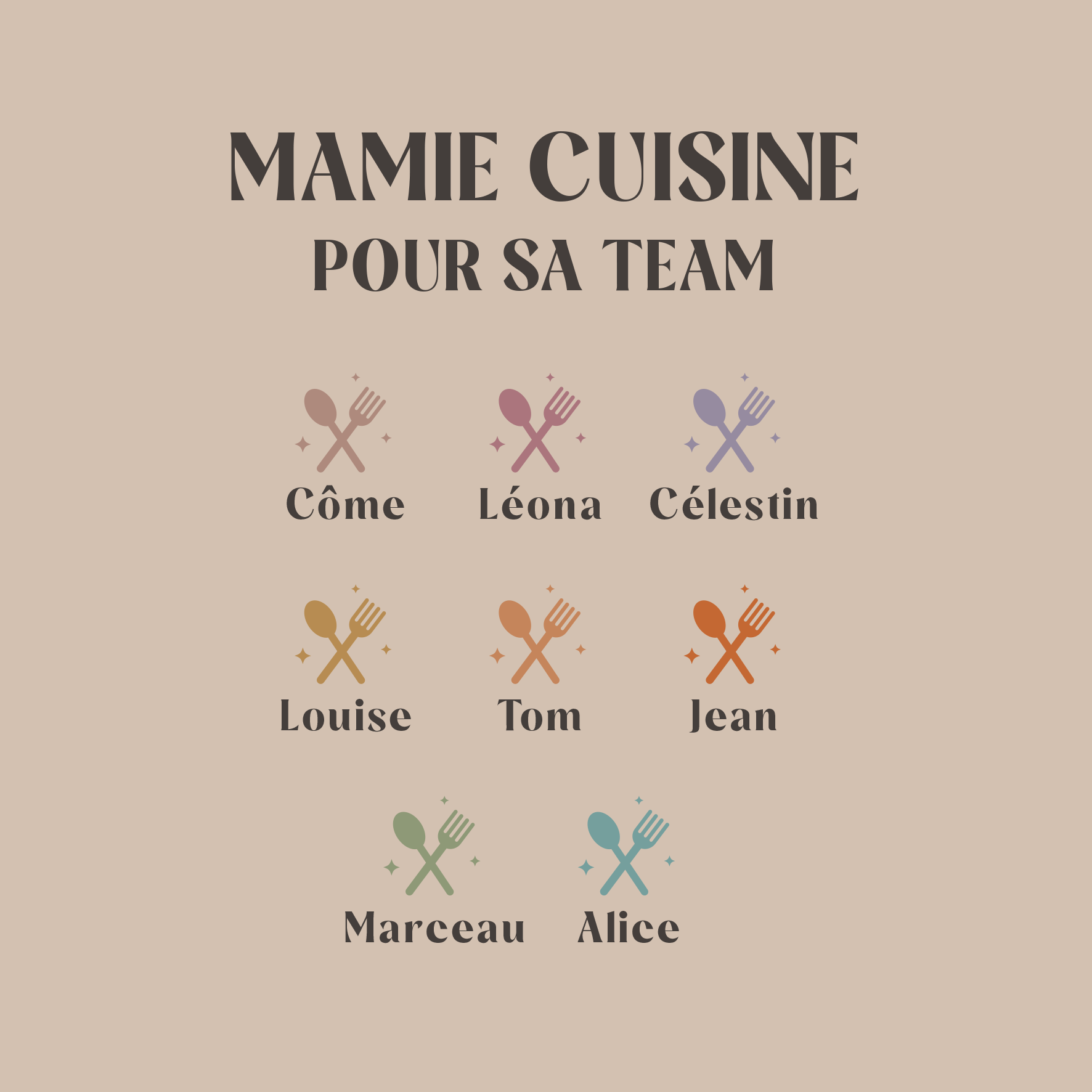 Tablier "Mamie cuisine"